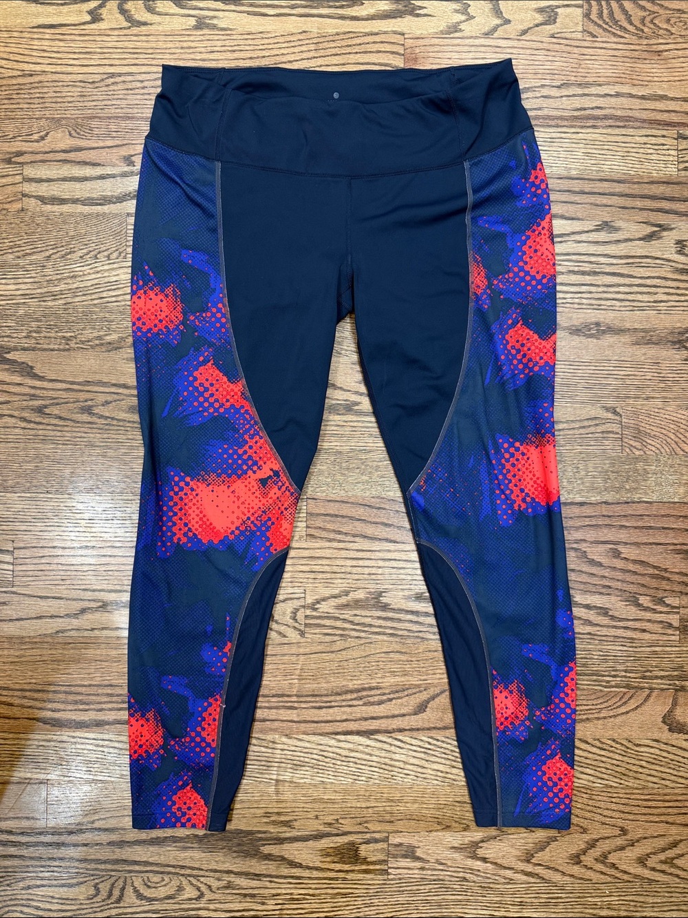 Athleta Electro Cobalt Ankle Tight Leggings Athletic Workout Size XL